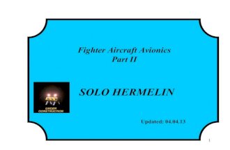 9 fighter aircraft avionics-part ii