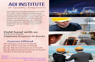 Certified diploma courses in kochi