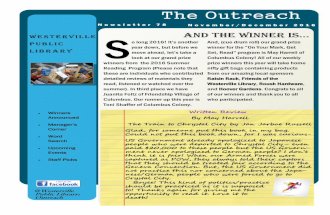 November 2016: Outreach Newsletter