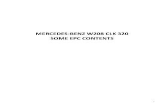 Mercedes benz w208 clk 320 epc contents
