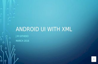 Android ui with xml
