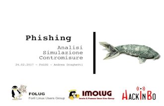 Phishing - Analisi, Simulazione e Contromisure