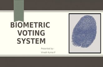 Biometric  voting system_by_vinodh