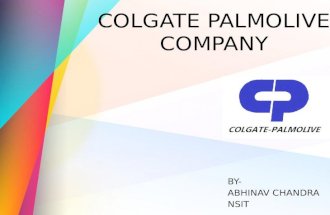 Colgate-palmolive HBS Cases