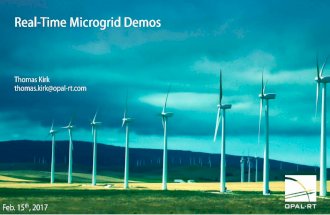 2017 Atlanta Regional User Seminar - Real-Time Microgrid Demos
