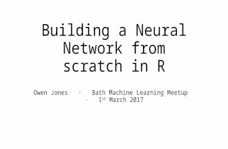 Building a Neural Network from scratch in R