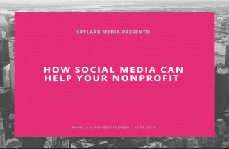How Social Media Can Help Your Nonprofit