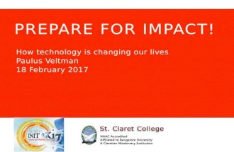 20170218 Prepare For Impact - INIT 2K17 - Bangalore
