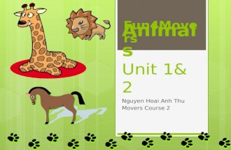 Unit 1 & 2 Animals & Which animals