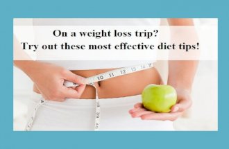 Easiest Diet Tips for Weight Loss