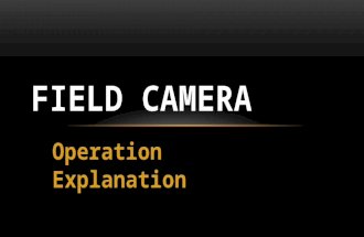 Comm 1337.001 field camera explanation