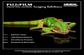 Brochure Fujifilm industrial - Videal - Imaging solutions
