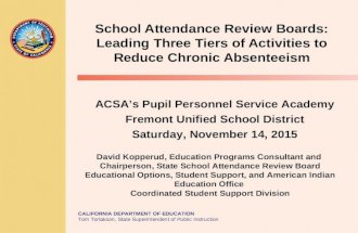 FINAL-Reducing Chronic Absenteeism PP