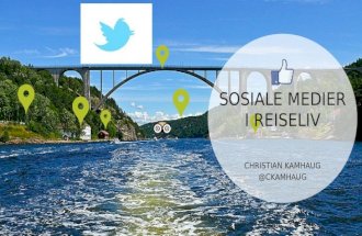 Reiseliv i sosiale medier 2016