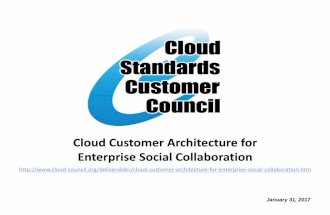 Cloud Customer Architecture for Enterprise Social Collaboration