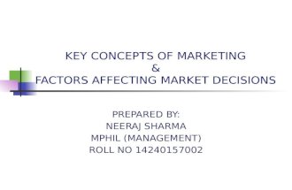 key concepts of marketing 1