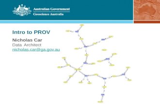 Provenance and social science data   Nicholas Car - Intro to PROV