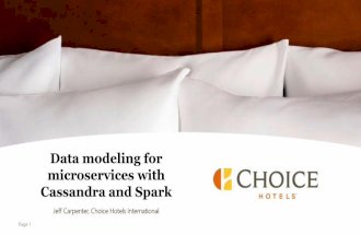 Data Modeling for Microservices with Cassandra and Spark