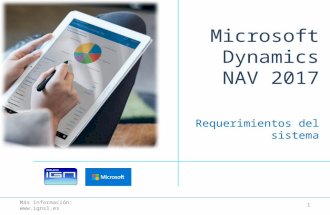 Requerimientos Dynamics NAV 2017