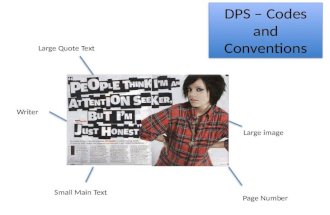 DPS - Codes and Conventions