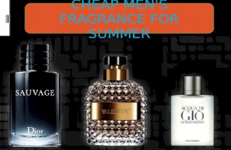 Cheap Men's Fragrance For Summer