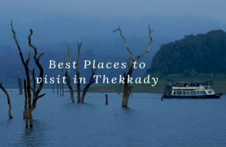Best places to visit in Thekkady