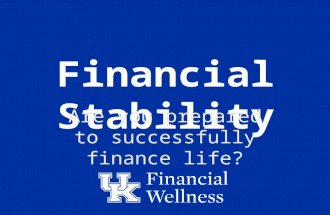 Financial Stability | Merit Weekend 2017