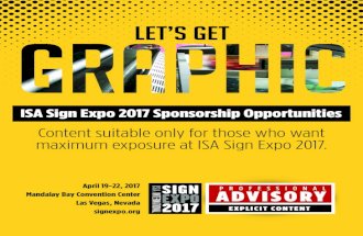 ISA Sign Expo 2017 - Let´s Get Graphic