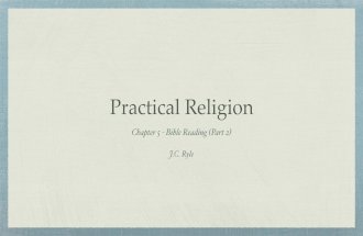 Practical Religion 5b Bible Reading