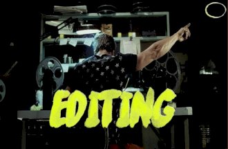 Film Language: Editing explanation examples and worksheets.
