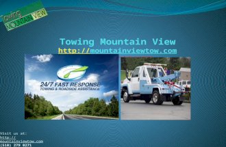Towing mountain view