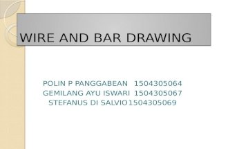 Kelompok 4   wire and bar  drawing