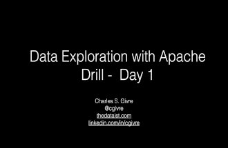 Data Exploration with Apache Drill:  Day 1