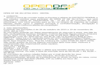 Edital open 2015