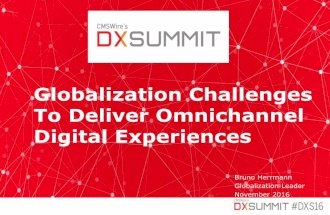 Bruno Herrmann - Globalization Challenges to Deliver Omnichannel Digital Experiences