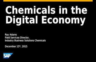 Chemicals in the Digital Economy Executive Presentation