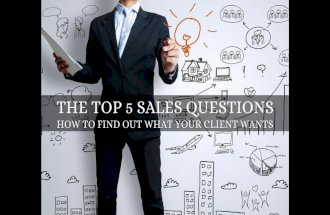 The Top 5 Sales Questions