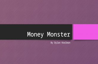 Money Monster Analysis