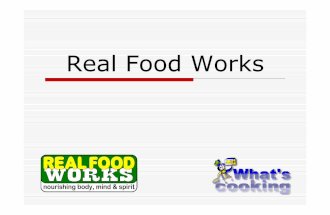 Real Food Works - Hartlepool PH Event EDAN presentation