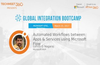Automated Workflows between Apps & Services using Microsoft Flow