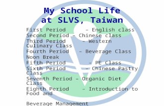 School life in Taiwan