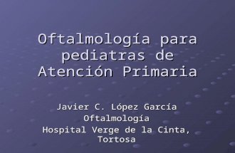 Oftalmología en atención primaria de pediatría