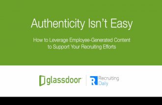 How To Leverage Employee Generated Content to Support Your Recruiting Efforts