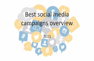 Best campaigns overview 2015