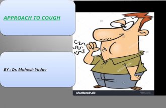 Dr mahesh   approach to cough