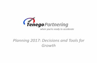 Planning 2017 decisions and tools for growth - tenego webinar