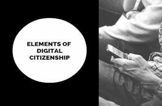 Elements of Digital Citizenship