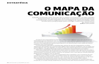 O mapa da comunicação I Pesquisa da LX-360 Gestão Empresarial na Revista B+