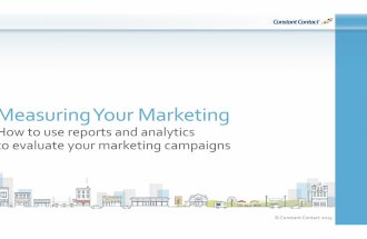 Measuring Your Marketing