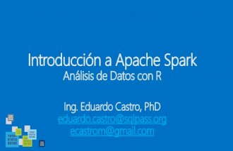 Análisis de datos con Apache Spark